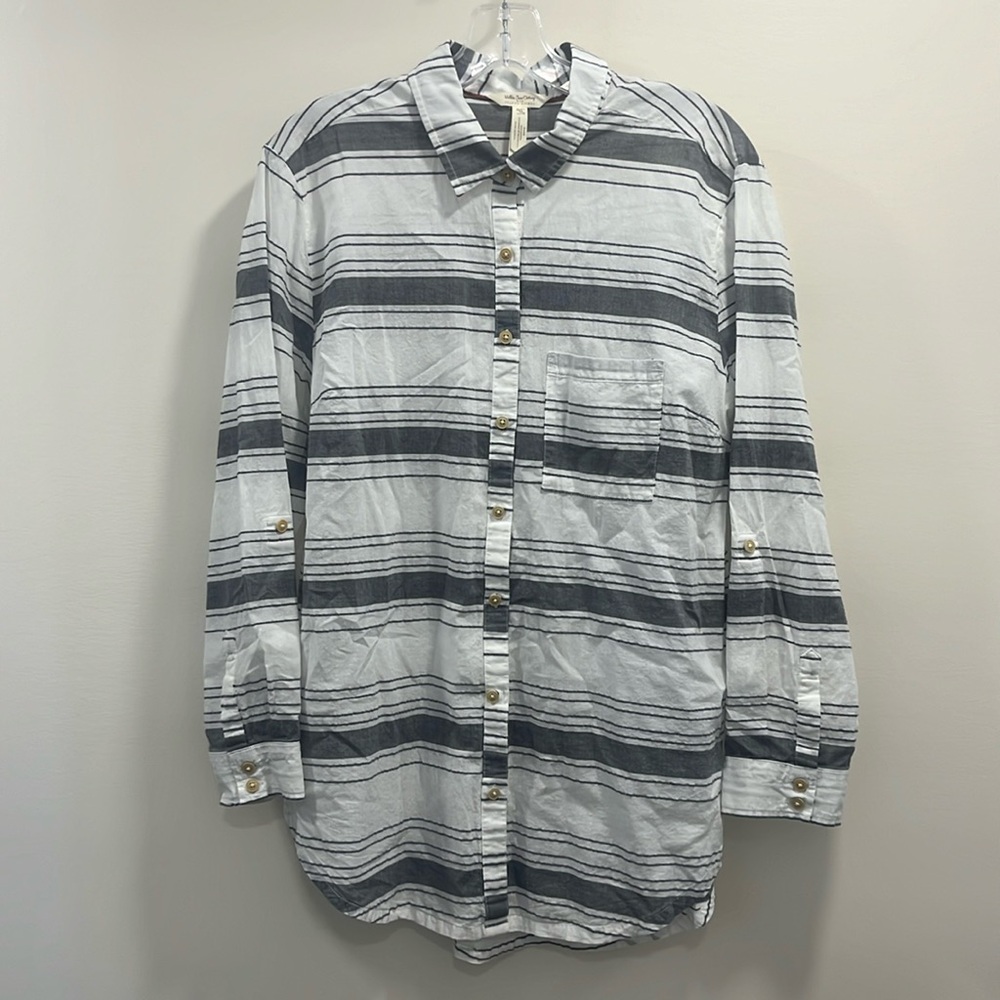Women’s striped button up